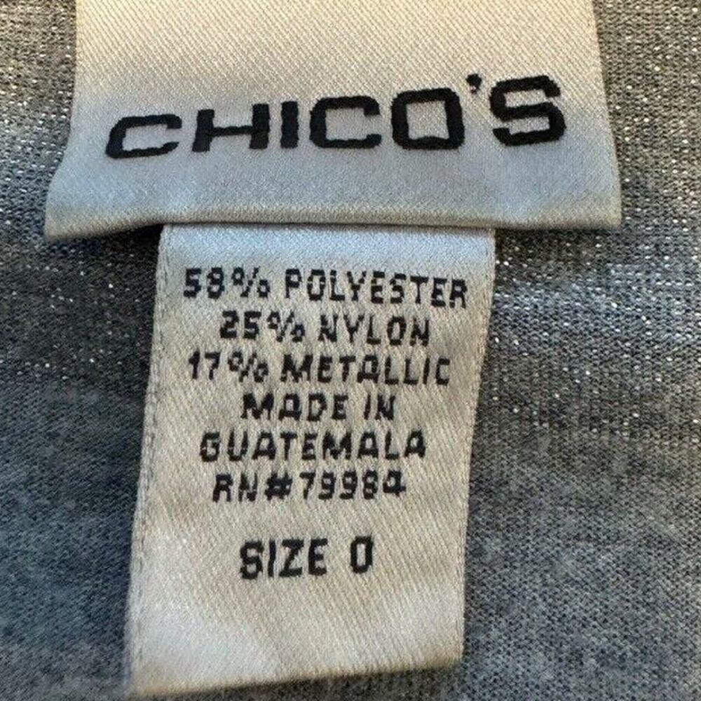 Chico's Open Cardigan Long Sleeve Woman’s Size XS/4 - Picture 2 of 2